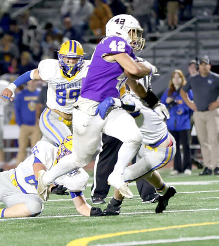 Marauders score early, often en route to 7-0